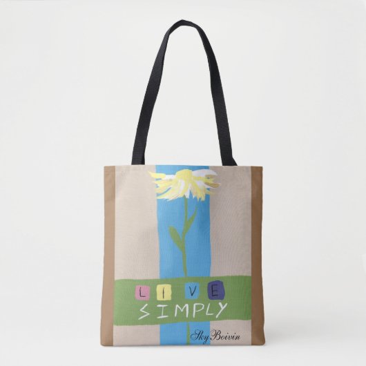 Einfach leben tasche (Vorderseite)