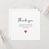 Einfach Lehrer Vielen Dank Grußkarte. Karte (Vorderseite/Rückseite Beispiel)