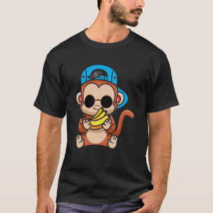 Einfach Liebe-Affen und Bananen-Sonnenbrille frier T-Shirt
