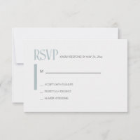 Einfach Liebe Blau RSVP