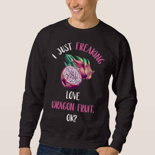 Einfach Liebe Dragon Frucht Exotic Pitahaya Er Sweatshirt (Vorderseite)