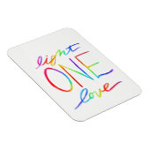 Einfach Liebe Rainbow-Art-Magnete Magnet (Rechte Seite)