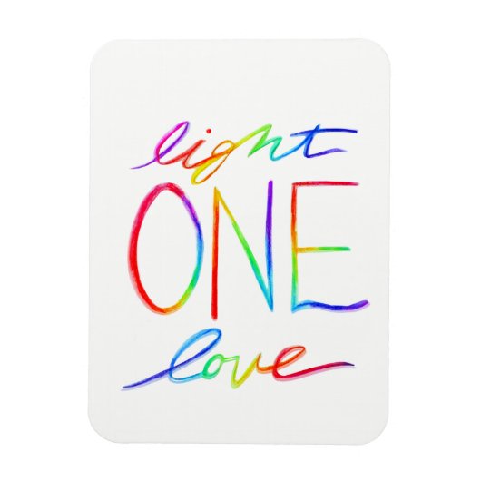 Einfach Liebe Rainbow-Art-Magnete Magnet (Vertikal)