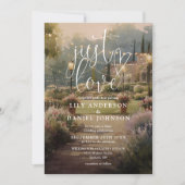 Einfach Liebe Rustikale Landgarten-Hochzeit QR-Cod Einladung (Vorderseite)