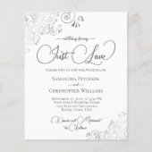 Einfach Liebe Silver QR Code HAUSHALT Hochzeit ein (Vorderseite)