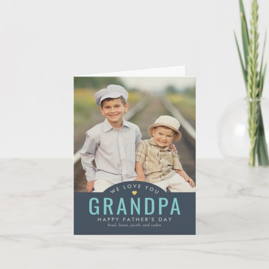 Einfach liebte EDITABLE FARBTAGSKARTE Karte (Vorderseite)