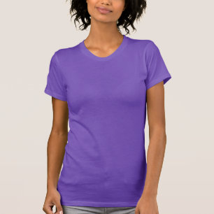 Einfach Lila Leer Keine Gestaltung Nichts T-Shirt