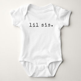 Einfach "Lilie ist." Geschwister Baby Bodysuit Strampler
