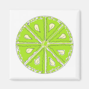 Einfach Limette Magnet