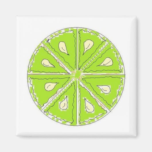 Einfach Limette Magnet (Vorne)
