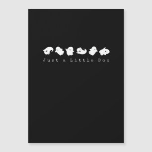 Einfach Little Boo Kreativer Gelegenheitslook Magnetkarte