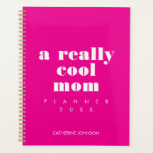 Einfach Lustig Coole Mama Personalisiert Hot Pink