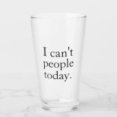 Einfach lustig, ich kann heute nicht zitieren glas (Rückseite)