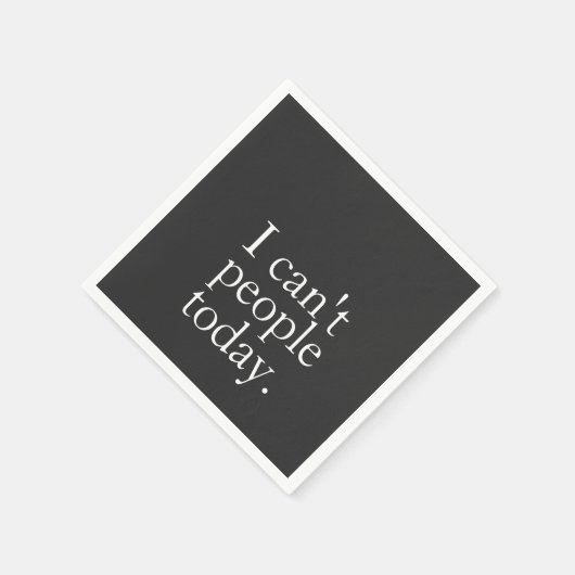 Einfach lustig, ich kann heute nicht zitieren serviette (Ecke)