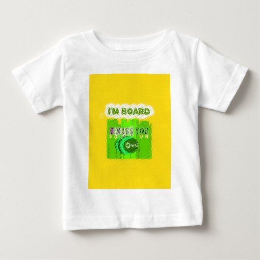 Einfach lustig vermisse ich dich, dass ich gelangw baby t-shirt (Vorderseite)