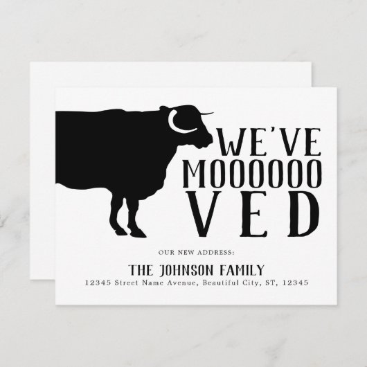 Einfach lustig, wir haben Farm Cow neue Zuhause be Ankündigung (Vorne/Hinten)