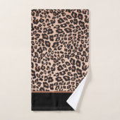 Einfach Luxus Leopard Print Handtuch Set (Handtuch)