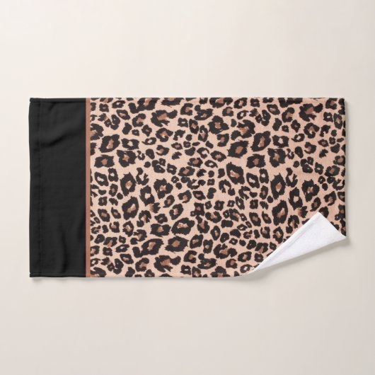 Einfach Luxus Leopard Print Handtuch Set (Handtuch)