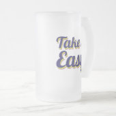 Einfach machen mattglas bierglas (VorderseiteRechts)