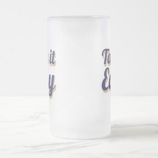 Einfach machen mattglas bierglas (Mittel)