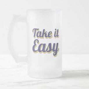 Einfach machen mattglas bierglas
