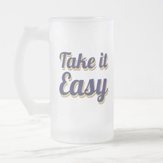 Einfach machen mattglas bierglas (Links)