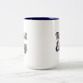 Einfach machen zweifarbige tasse (Mittel)