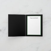 Einfach Mädchen liebt Gurken anpassbar Karte (Innenseite)