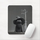 Einfach Magische Hexenkatze Mousepad (Mit Mouse)