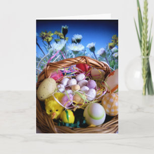 Einfach malerische Frohe Ostern Karte