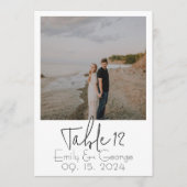 Einfach malige Tischnummern (Vorderseite)