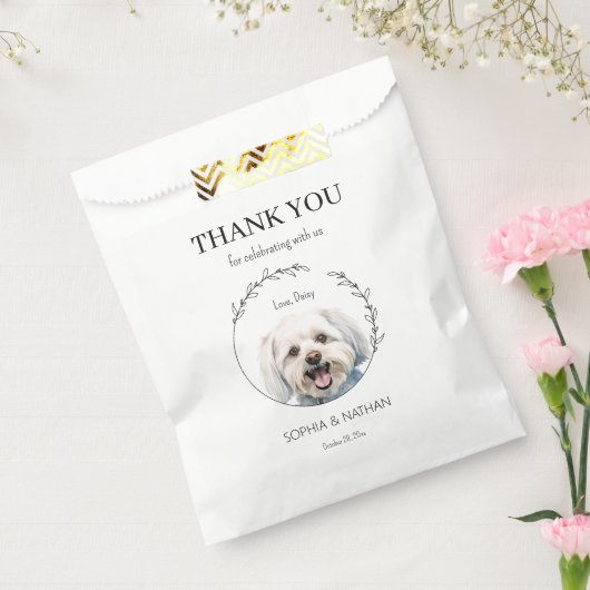 Einfach maltesischer Hund Wedding Danke Geschenktütchen (Versiegelt)