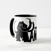 Einfach Mammut Tasse (Vorderseite Links)