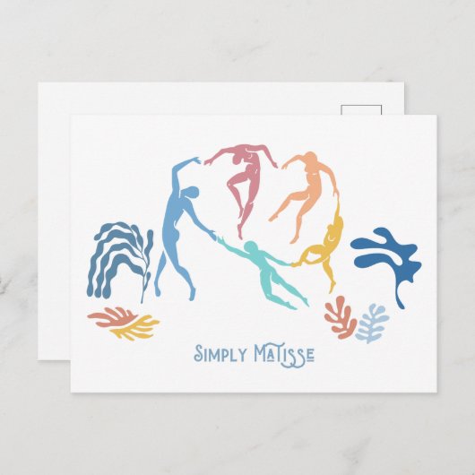 Einfach Matisse - Tanz Postkarte (Vorne/Hinten)