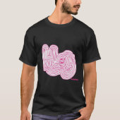 Einfach Mazes "Hey" Maze Black T - Shirt (Vorderseite)