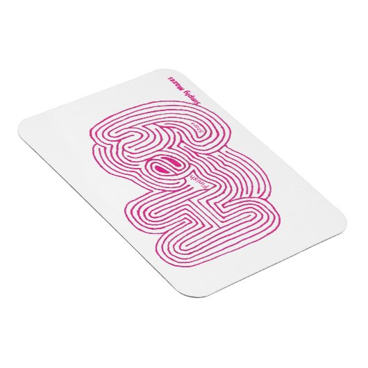 Einfach Mazes "Hey" Maze Magnet (Rechte Seite)