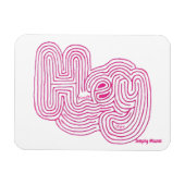 Einfach Mazes "Hey" Maze Magnet (Horizontal)
