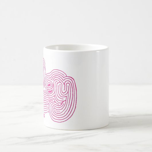Einfach Mazes "Hey" Maze Tasse (Mittel)