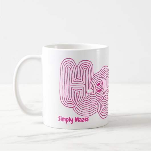 Einfach Mazes "Hey" Maze Tasse (Links)