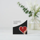 Einfach medizinisches Krankenpflegethema Quadratische Visitenkarte (Stehend Vorderseite)