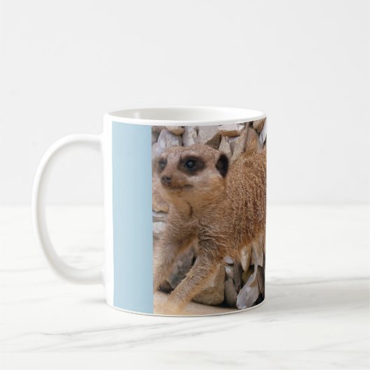 Einfach Meerkats Tasse (Links)