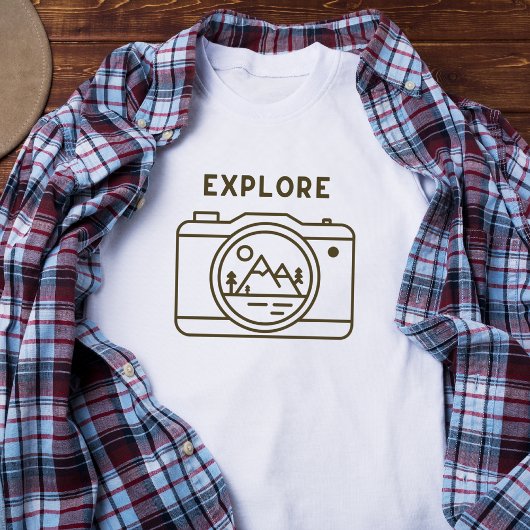 Einfach mehr Kamera erkunden T-Shirt