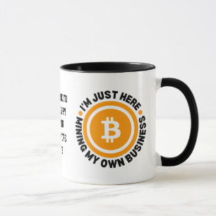 EINFACH MEIN EIGENES BUSINESS-Fun-Bitcoin Tasse