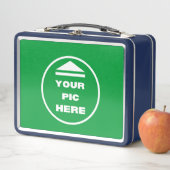 EINFACH! Metal Lunchbox - Blau - Custom (Beispiel)