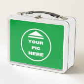 EINFACH! Metal Lunchbox - weiß - Custom (Vorderseite)