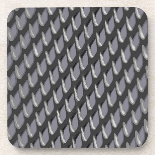 Einfach Metallpartition graten Untersetzer (Vorderseite)