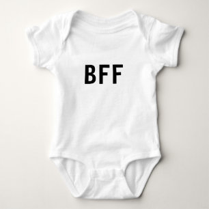 Einfach minimal BFF beste Freunde Familie eigener Baby Strampler