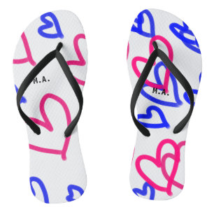 EINFACH MINIMAL.CUTIE NAME BABY herz buchstabe hin Badesandalen