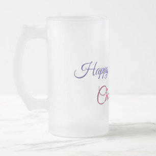 EINFACH MINIMAL.CUTIE NAME BABY herzlichen Glückwu Mattglas Bierglas