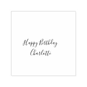 EINFACH MINIMAL.CUTIE NAME BABY herzlichen Glückwu Permastempel
